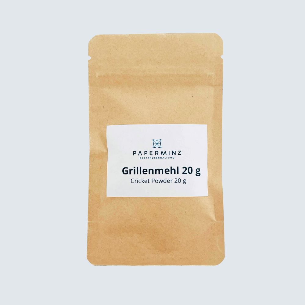 ein Beutel Grillenmehl 20 g