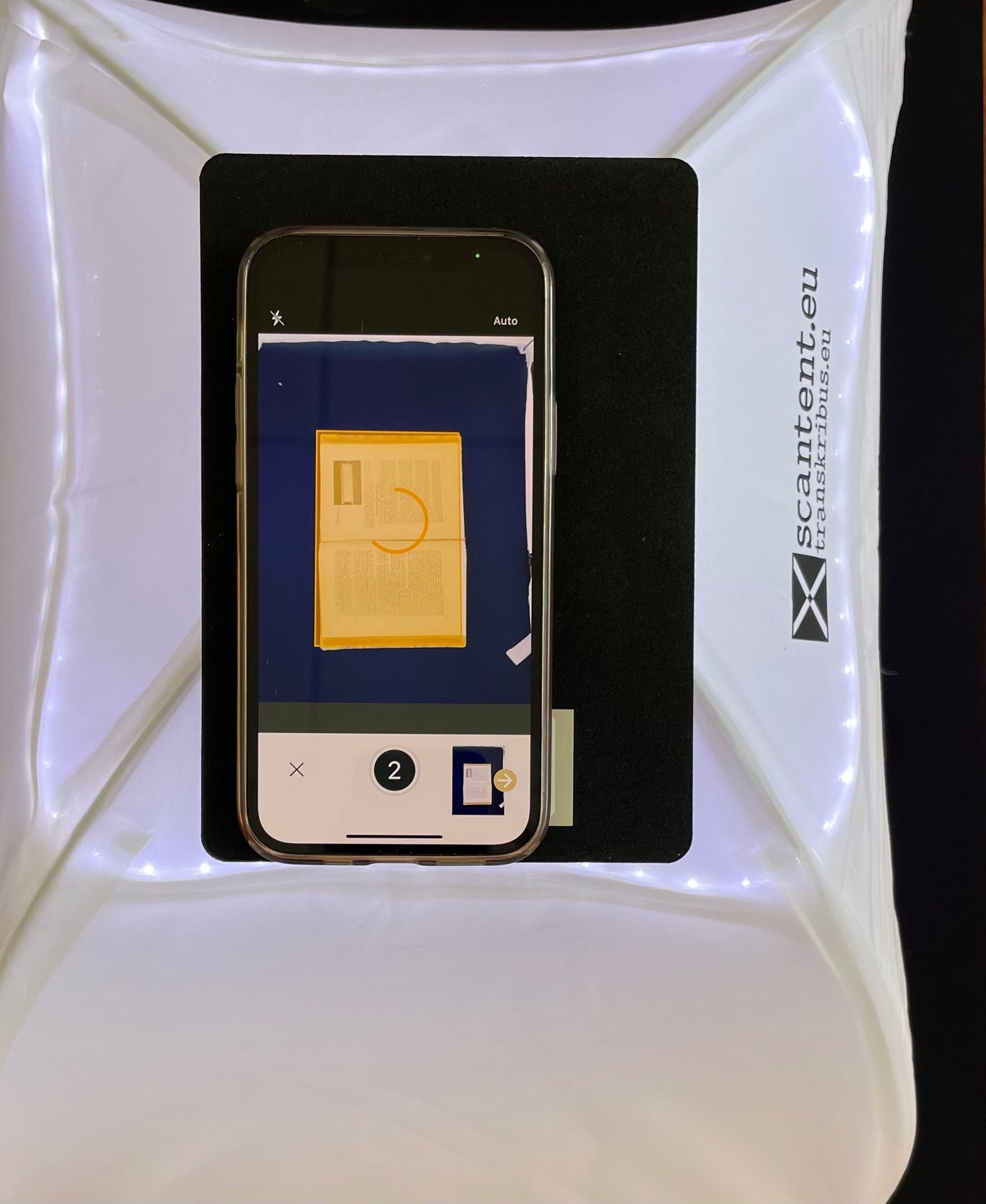 DocScan-App und ScanTent