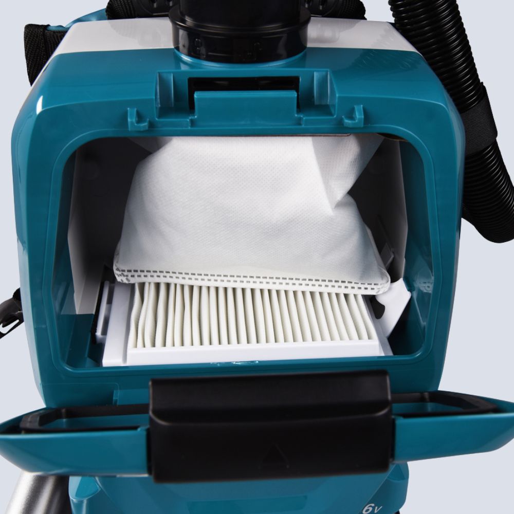 Staubsaugerbeutel und Filter des Makita Rucksackstaubsauger
