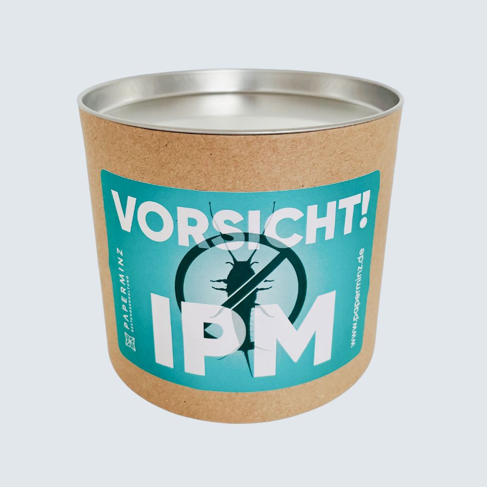 Lebendfalle mit IPM-Aufkleber
