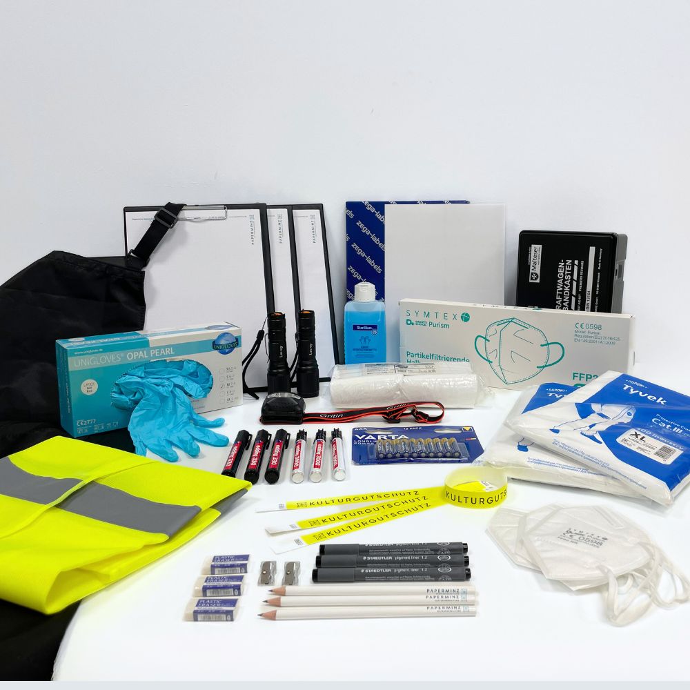 Notfallbox "Archiv" mit Notstrom-Generator