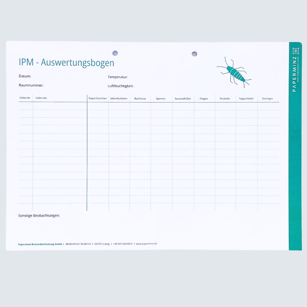 IPM-Auswertungsbogen